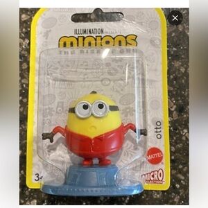 Mattel Minions Otto Figure - Red and Yellow